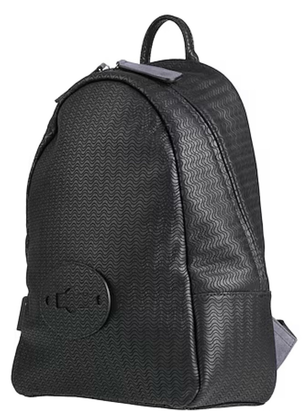 Black Textured Women's Backpack - Contemporary Everyday Carry